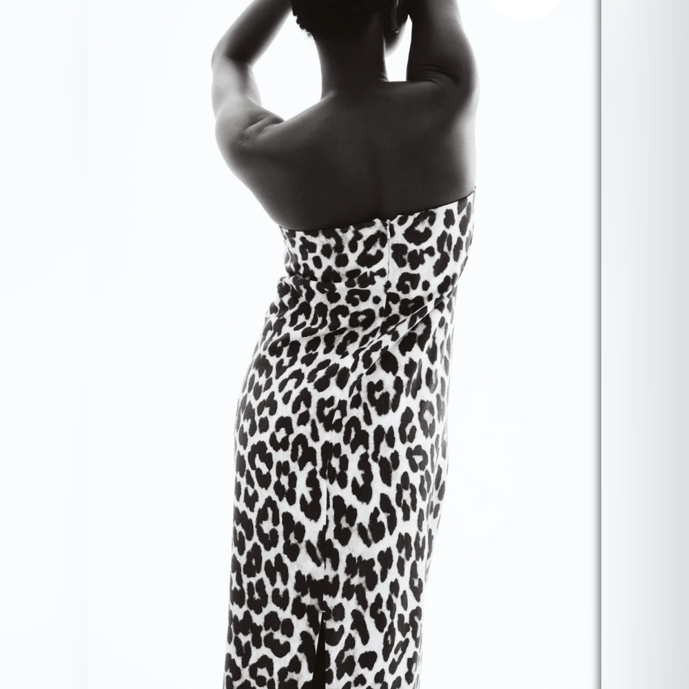 Leopard Print Women's Dress - Picture 4 of 4